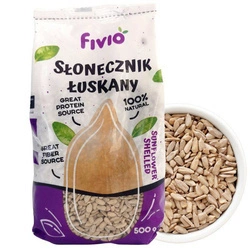 SŁONECZNIK ŁUSKANY, ZIARNA, 500 G