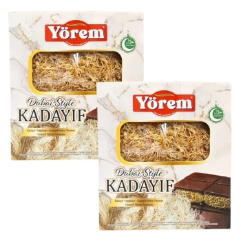 Ciasto Kataifi Kadayif do czekolady dubajskiej gotowe, Yorem 2 szt. 1kg
