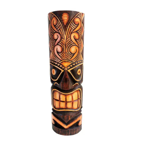 Totem maska drewniana ozdoba na ścianę 50 cm