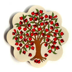 PODSTAWKA CERAMICZNA POD KUBEK (RĘKODZIEŁO TURCJA 11CM)