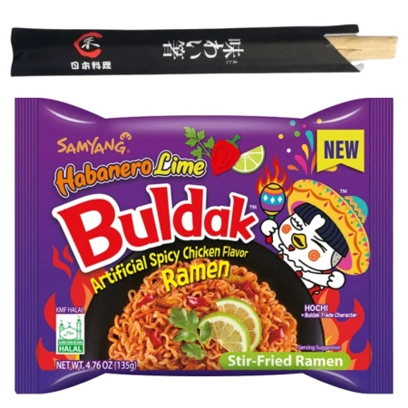 Buldak zupka ramen kurczak habanero lime bardzo ostra Samyang 135g