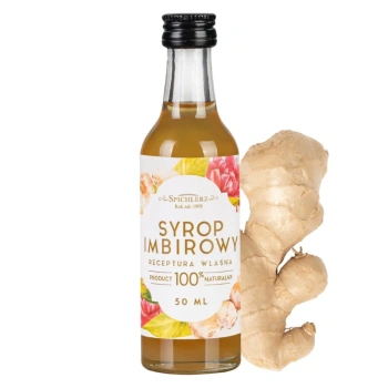 Syrop imbirowy do herbaty i napojów Spichlerz 50 ml