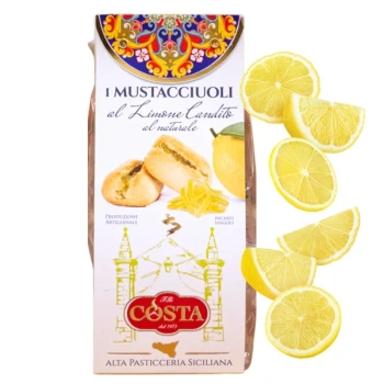 Włoskie ciastka z nadzieniem cytrynowym Costa Dolci 120g