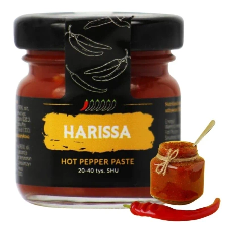 Pasta Harissa z papryczek Chili ostra papryka Indian Hot 40g