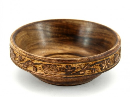 MISA DREWNIANA Z INDONEZJI (INDONEZJA MISKA, ŚR.15CM)