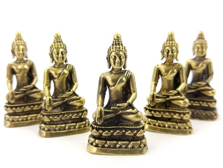 MOSIĘŻNA FIGURKA BUDDA (BUDDHA, AMITABHA, WYS. 3,3 CM)