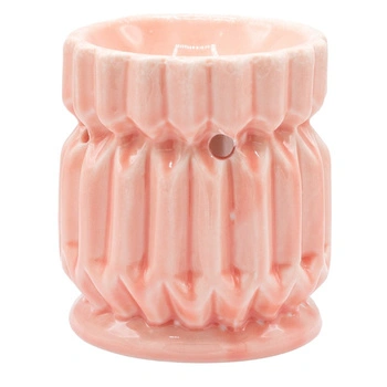 Kominek zapachowy do olejków i wosków, w kolorze różowym