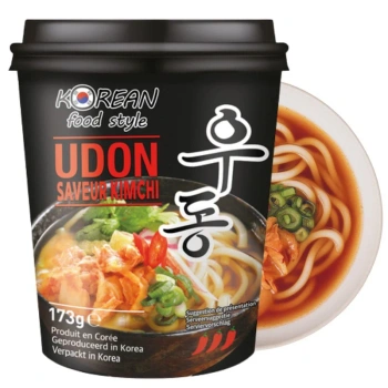 Zupka z makaronem Udon kimchi, danie gotowe Korean Food Style KFS, 173g