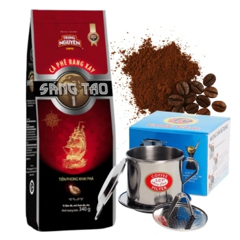 Kawa Wietnamska Trung Nguyen Sang Tao 1, zaparzacz phin