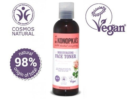 TONIK DO TWARZY NAWILŻAJĄCY  (DR. KONOPKA'S 200 ML, BIO, CERA SUCHA I WRAŻLIWA)