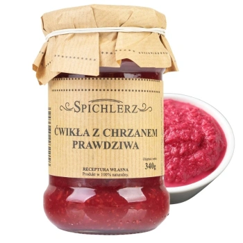 Ćwikła z chrzanem buraki tarte naturalne Spichlerz 340g