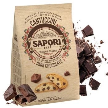 Włoskie ciastka kruche Cantuccini z czekoladą Sapori 175g