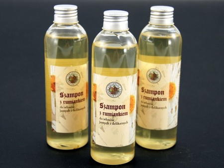 SZAMPON Z RUMIANKIEM DO WŁOSÓW (RUMIANEK 200 ML)