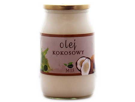 OLEJ KOKOSOWY RAFINOWANY, BEZZAPACHOWY, 500ML