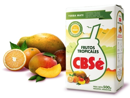 YERBA MATE CBSe OWOCE TROPIKALNE (500G, BIO, BEZ GLUTENU)