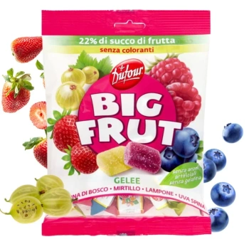 Żelki owocowe galaretki bez żelatyny Big Frut 150g