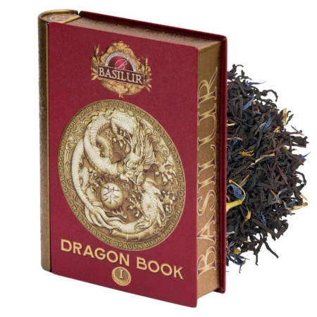 Czarna herbata liściasta, z aromatem migdałów, w puszce na prezent, Basilur 100g