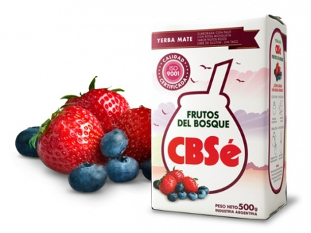 YERBA MATE CBSe OWOCE LEŚNE (500G, BIO, BEZ GLUTENU)