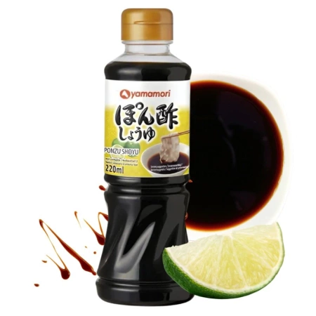 Japoński sos sojowy, cytrusowy z limonką, Ponzu Shoyu 220 ml
