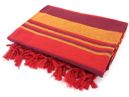 NARZUTA ORIENTALNA CZERWONA (KAPA, Z INDII, 260 x 230CM)