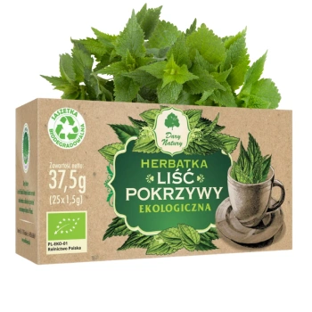 Pokrzywa liść pokrzywy herbata ziołowa Eko Dary natury 25 sasz.