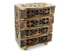 SZAFKA DREWNIANA Z SZUFLADKAMI (SZAFECZKA, Z INDII)