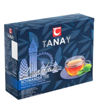 Czarna herbata ekspresowa Tanay London 200g 100sasz.