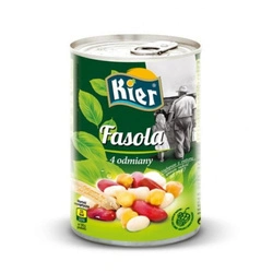 Fasola 4 odmiany, w puszce 400g
