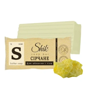 Mydło siarkowe w kostce oczyszczające Shik 140g 