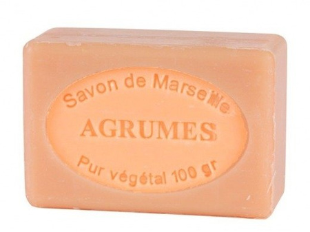 MYDŁO MARSYLSKIE CYTRUSY (100G, 72% OLEJU, FRANCJA)