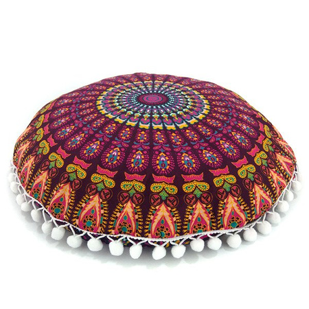 PUFA PODUSZKA DO SIEDZENIA, YOGI ( INDIE, JOGA, ŁUSKA GRYCZANA)