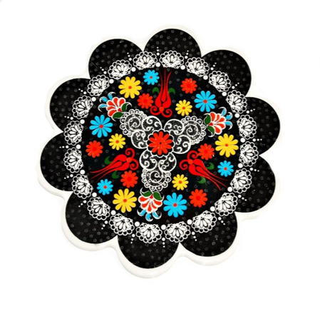 Podstawka ceramiczna pod gorącenaczynia (Rękodzieło Turcja 18cm)