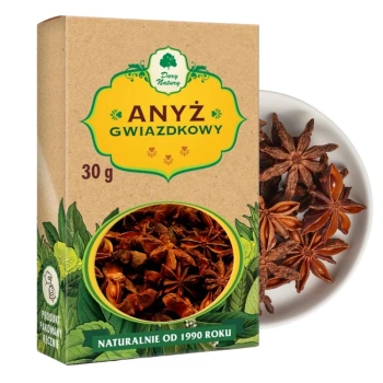 Anyż gwiazdki przyprawa korzenna Dary Natury 30g