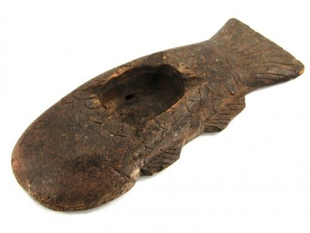 POPIELNICZKA RYBA - LEGA (KONGO, AFRYKA SZTUKA KONGA, AFRYKI)