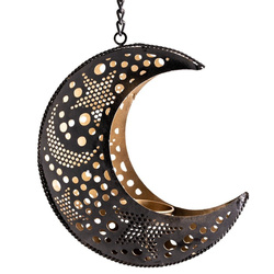 Świecznik na tealight, lampion w kształcie księżyca