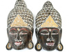 MASKA BUDDA BUDDHA PŁASKORZEŹBA RĘKODZIEŁO ORIENT