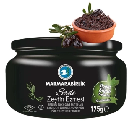 Tapenada, pasta z czarnych oliwek, Marmarabirlik 175g