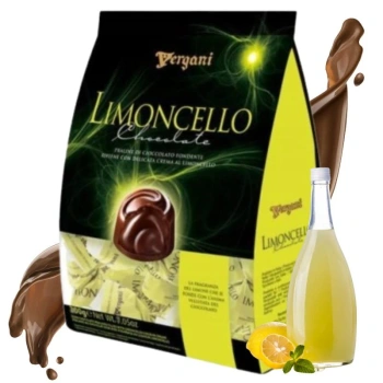 Praliny Limoncello w gorzkiej czekoladzie Vergani 100g