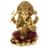 Figurka Ganesha złoto-bordowa, Ganesh, dekoracja 16 cm