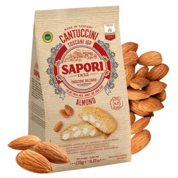 Włoskie ciastka kruche Cantuccini z migdałami Sapori 175g