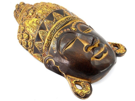 MASKA BUDDA BUDDHA (PŁASKORZEŹBA RĘKODZIEŁO,50cm)