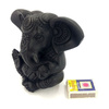 Figurka czarna Ganesha z gołą głową (Ganesh 13 cm) 