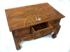 DREWNIANY STOLIK Z INDONEZJI (BRĄZOWA SZAFKA NOCNA)