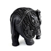 Figurka słoń dekoracja Indie czarny 17 cm