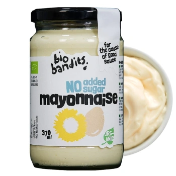 Majonez bio bez cukru jajeczny Bio Bandits 370ml