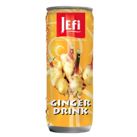 Sok imbirowy jefi napój orientalny smak puszka soku z imbiru ginger drink 250 ml 