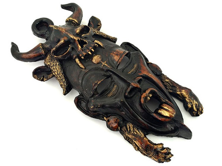 MASKA Z CZASZKĄ I ROGAMI (DŁ. 42CM)