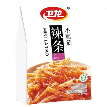 Pikantna przekąska Latiao Minii Weilong, 360g Chiny