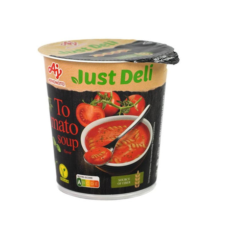 Zupa instant pomidorowa, zupka błyskawiczna Just Deli