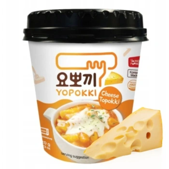 Topokki kluski ryżowe w sosie serowym Yopokki Teokbokki 120g